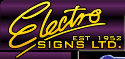 Specialist Manufacturer of Signs - Electro Signs Ltd